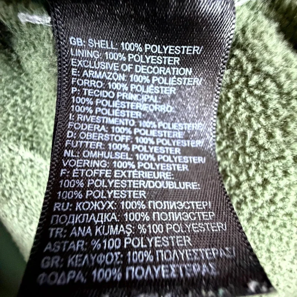 The North Face clothing sizes